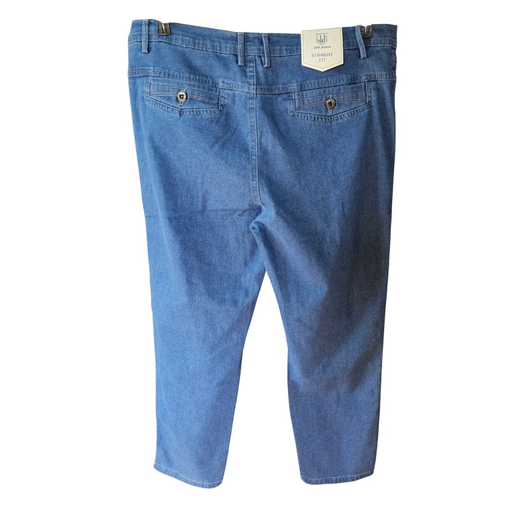 Jett Jeans Womens Straight Fit High Rise‎ Denim Pants Blue Size Large 28.5L